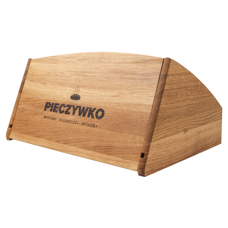 Wooden Oak Bread Box